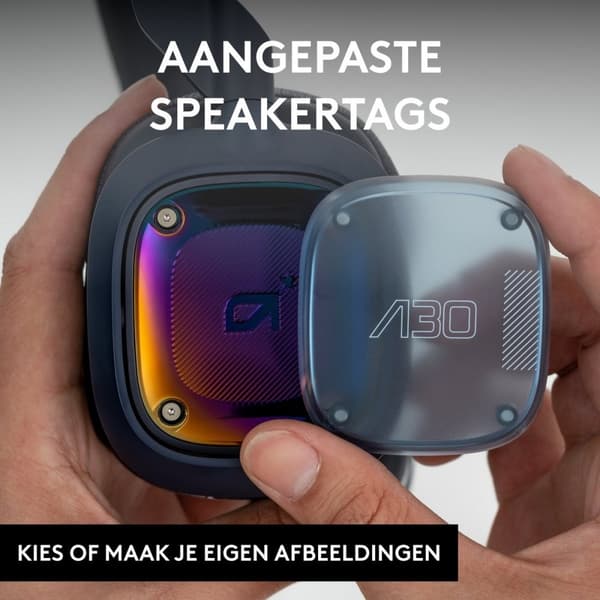 Logitech G Astro A30 - Trådlöst spelheadset - Bluetooth - Levereras till PlayStation - Marineblau