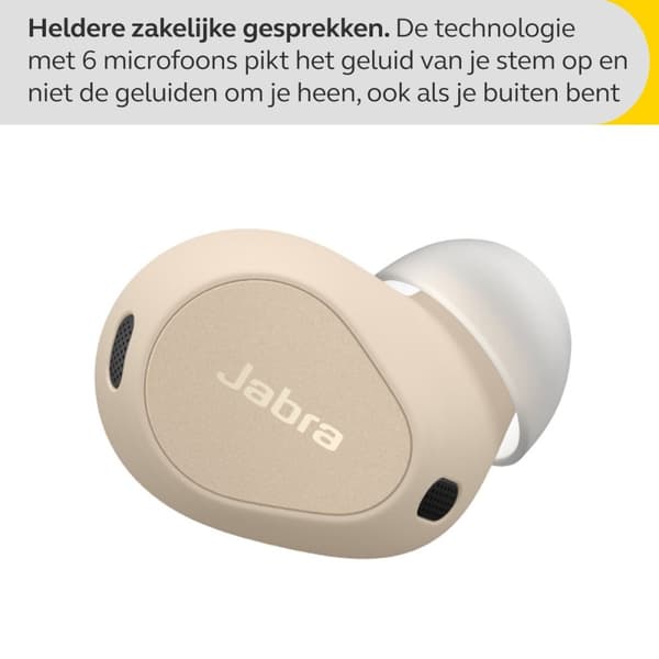 Jabra Elite 10 - True trådlösa hörlurar med mikrofon - in-ear - Bluetooth - aktiv brussond