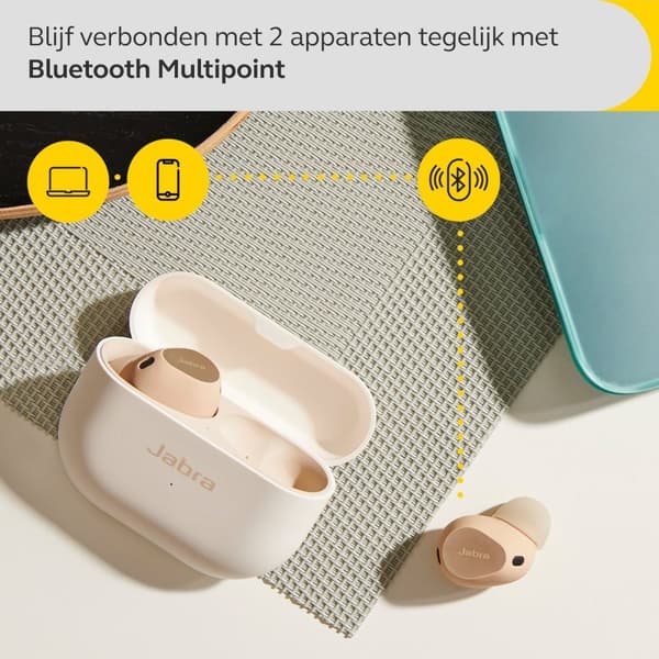 Jabra Elite 10 - True trådlösa hörlurar med mikrofon - in-ear - Bluetooth - aktiv brussond