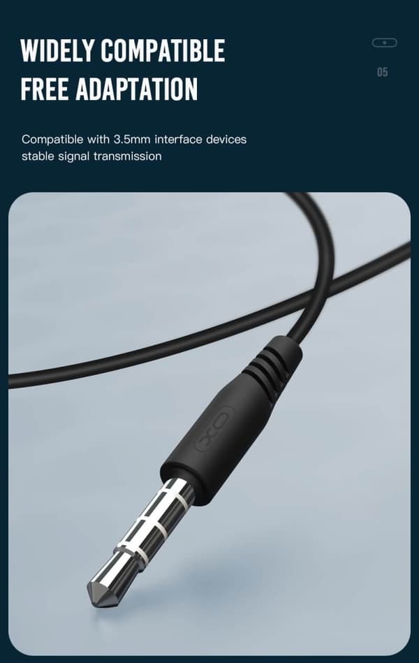 In-Ear Trådbundna Hörlurar med mikrofon 3,5mm iPhone Samsung Vit