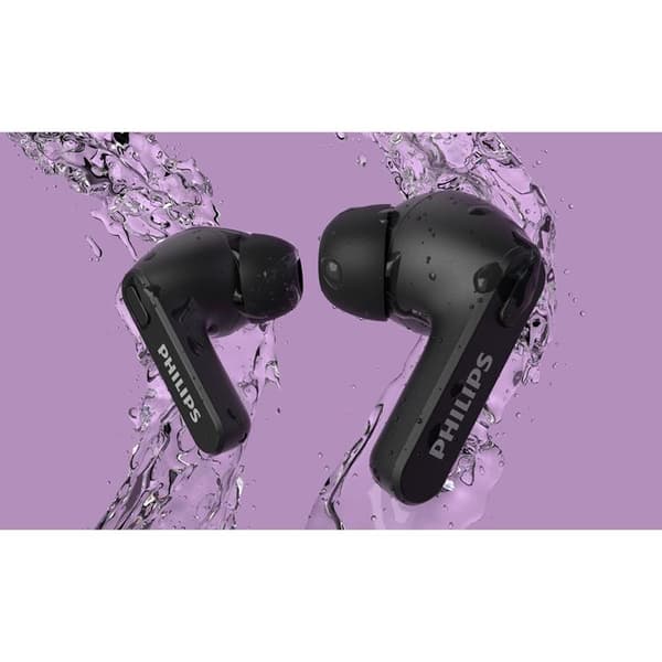 PHILIPS True Wireless In-Ear-Hörlurar, IPX4-klass - Svart