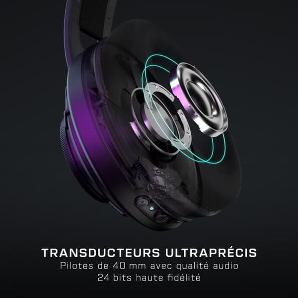 Trådlöst spelheadset med öppen rygg - TURTLE BEACH - Atlas Air - För PC - Svart