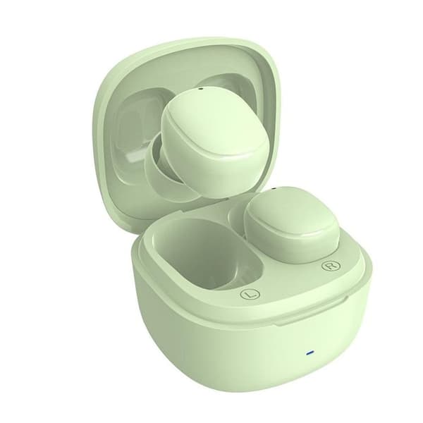 Blue Star Trådlösa In-Ear Hörlurar TWS Mini A19 - Grön