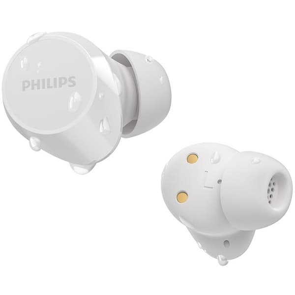 PHILIPS True Wireless Hörlurar 6+18 tim Speltid - Vit