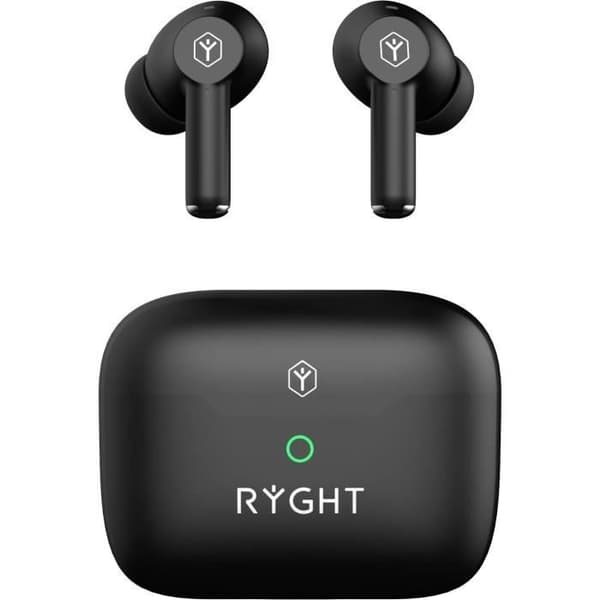 Trådlösa hörlurar - Bluetooth 5.3 - RYGHT - Jumo ANC - Svart