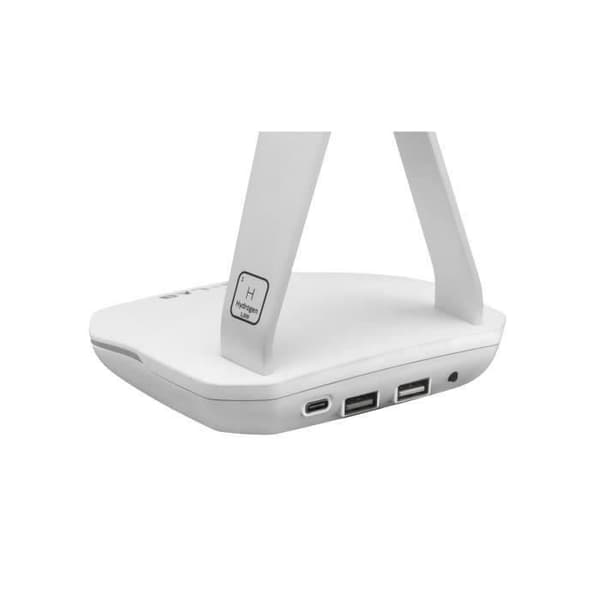 Headset/headsetställ - THE G-LAB - K-STAND HYDROGEN - 2 USB-portar - Vit