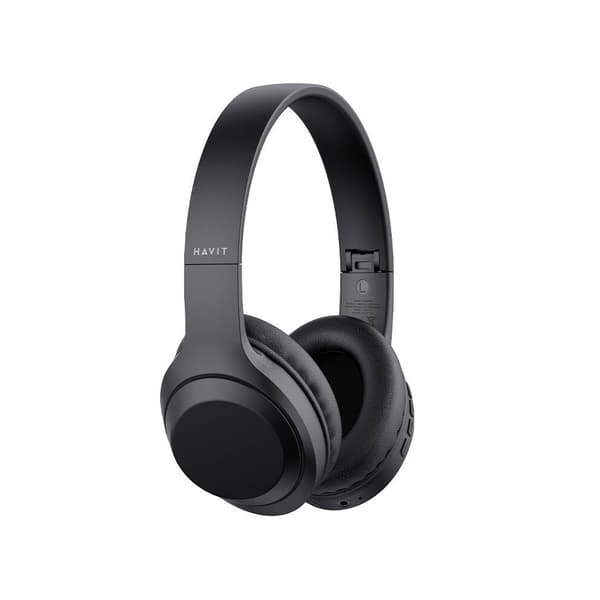 Bluetooth-hovedtelefoner med ergonomisk design - Sort