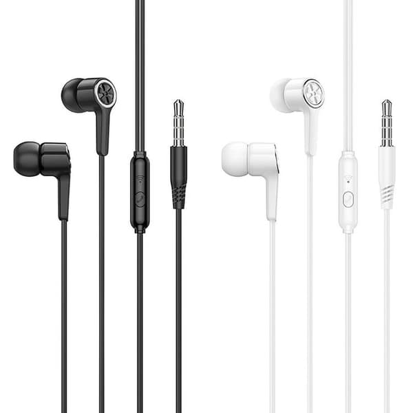 HOCO Trådbundna Hörlurar 1.2m Kabel Jack 3.5mm Med Mikro M104