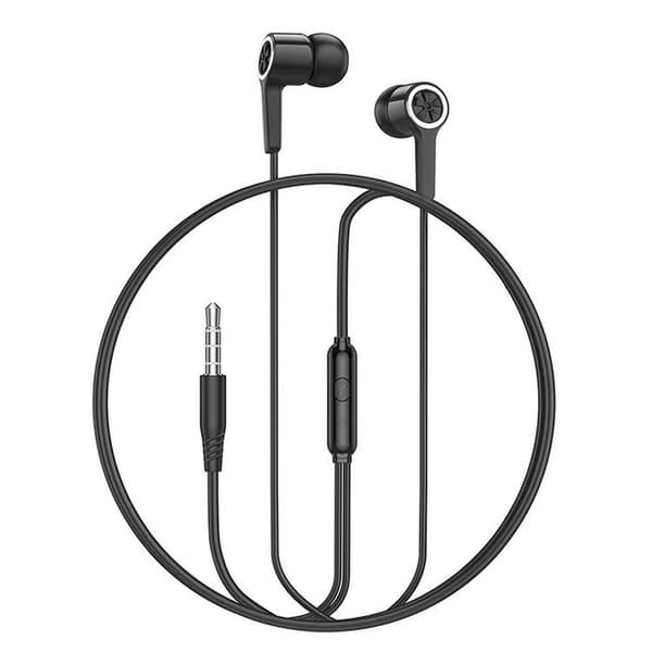 HOCO Trådbundna Hörlurar 1.2m Kabel Jack 3.5mm Med Mikro M104