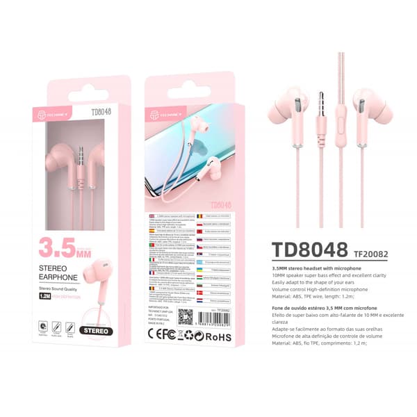 Upptäck Earphones Macaron 3rd Generation från Techansy