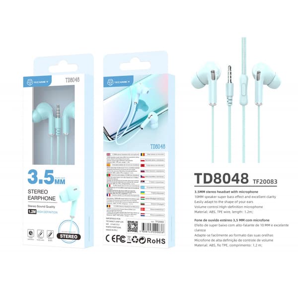 Upptäck Earphones Macaron 3rd Generation från Techansy