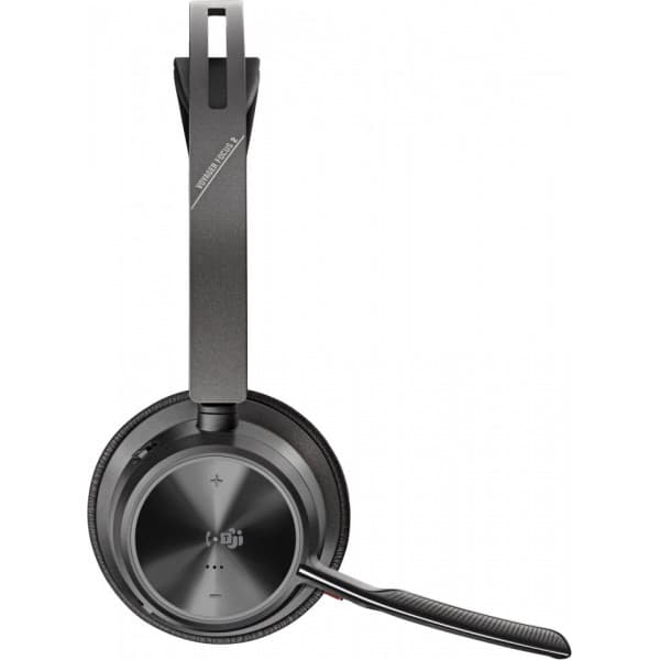 Poly Voyager Focus 2 -Bluetooth-hörlurar med mikrofon och laddningsdocka, Microsoft Teams-certifierad