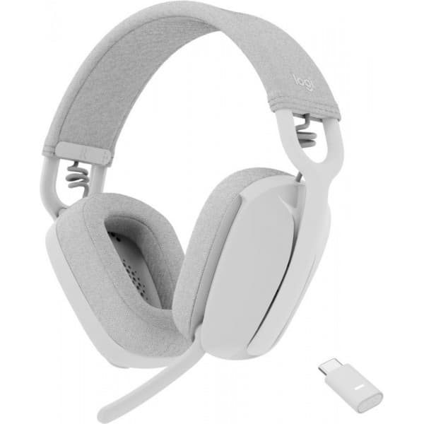 Logitech Zone Vibe Wireless -langattomat kuulokkeet, valkoinen
