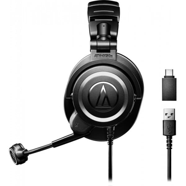 Audio-Technica ATH-M50xSTS StreamSet hörlurar med mikrofon, USB