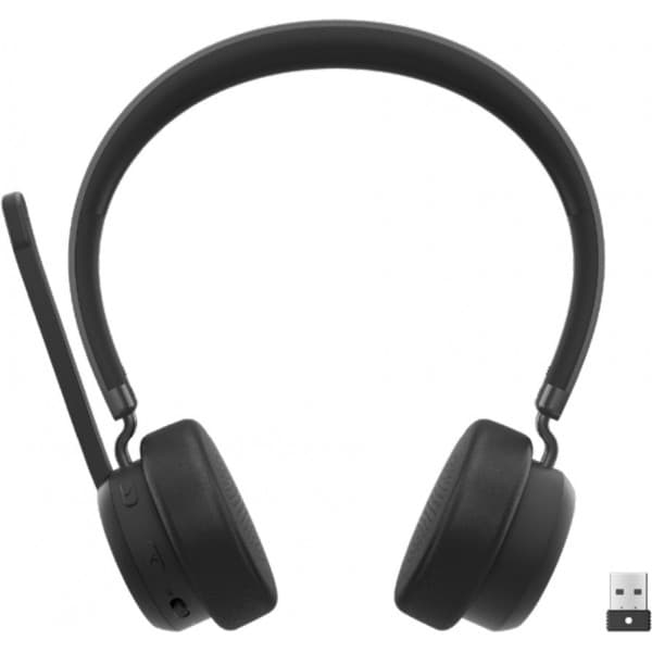 Lenovo Wireless VoIP Headset - trådlös hörlursmikrofon, svart