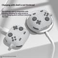 Miniatyrbild 3 av 8: Silikonskal Med Karbinhake Apple AirPods 4 Gamepad Grå