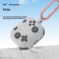 Miniatyrbild 2 av 8: Silikonskal Med Karbinhake Apple AirPods 4 Gamepad Grå