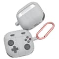 Miniatyrbild 1 av 8: Silikonskal Med Karbinhake Apple AirPods 4 Gamepad Grå