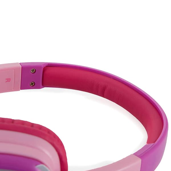 Emoji Flip'N'Switch on-ear hörlurar för barn 4-8 år - volymbegränsade - Rosa
