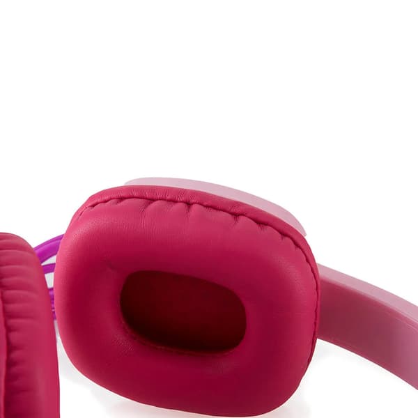 Emoji Flip'N'Switch on-ear hörlurar för barn 4-8 år - volymbegränsade - Rosa