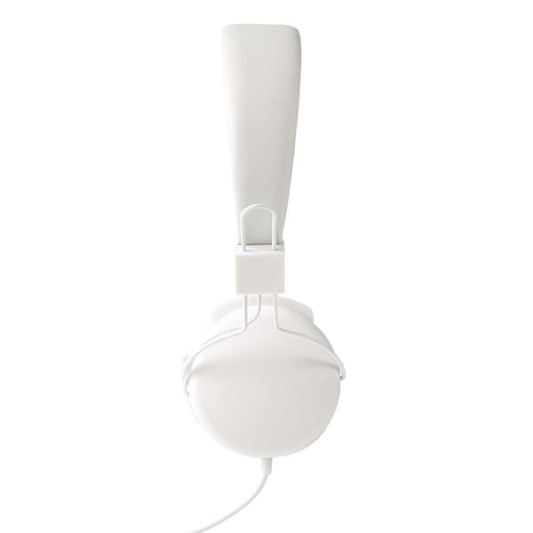 On-ear langalliset kuulokkeet, joissa on kokoontaitettava muotoilu ja 40 mm:n kuljettajat - valkoinen
