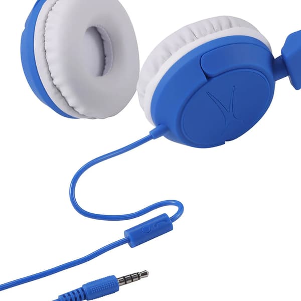 Altec Lansing on-ear lasten kuulokkeet - äänenvoimakkuus rajoitettu 85 dB:iin - sininen
