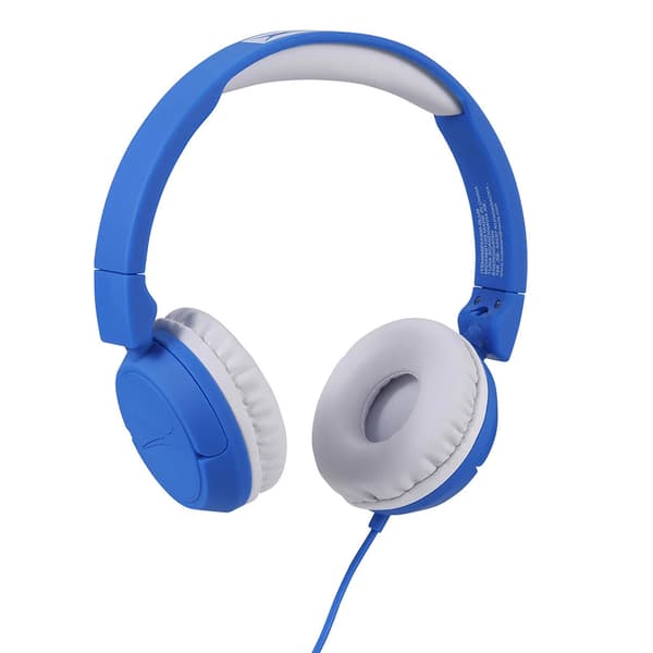 Altec Lansing on-ear lasten kuulokkeet - äänenvoimakkuus rajoitettu 85 dB:iin - sininen
