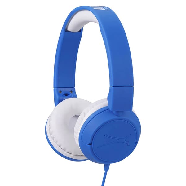 Altec Lansing on-ear lasten kuulokkeet - äänenvoimakkuus rajoitettu 85 dB:iin - sininen