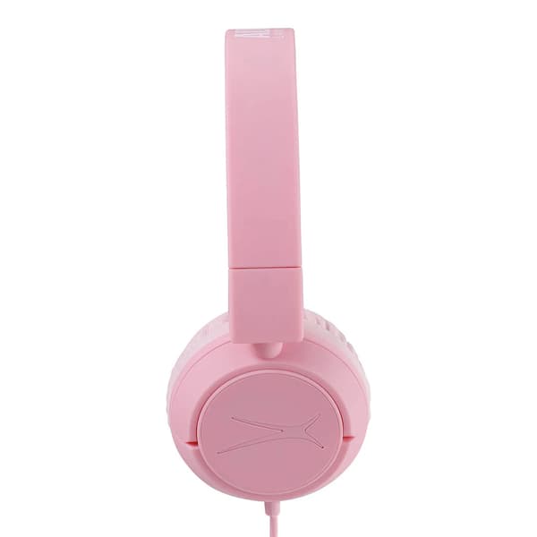 Altec Lansing on-ear lasten kuulokkeet - äänenvoimakkuus rajoitettu 85 dB:iin - vaaleanpunainen