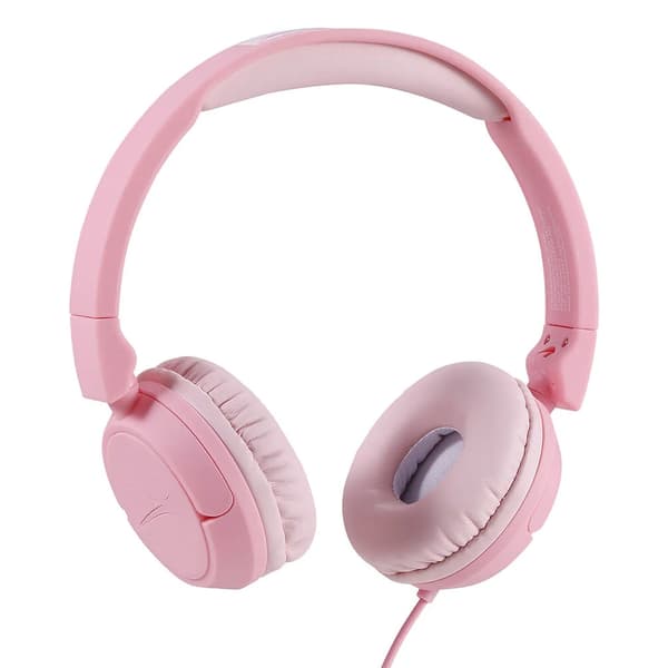 Altec Lansing on-ear lasten kuulokkeet - äänenvoimakkuus rajoitettu 85 dB:iin - vaaleanpunainen