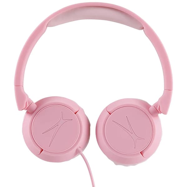 Altec Lansing on-ear lasten kuulokkeet - äänenvoimakkuus rajoitettu 85 dB:iin - vaaleanpunainen