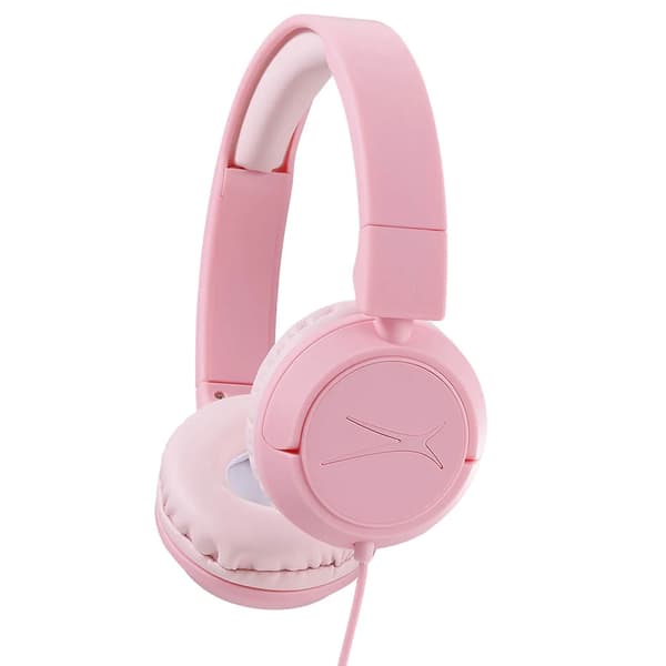 Altec Lansing on-ear lasten kuulokkeet - äänenvoimakkuus rajoitettu 85 dB:iin - vaaleanpunainen