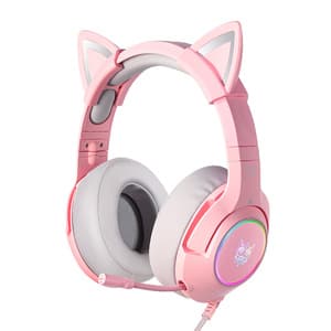 Spelhörlurar ONIKUMA K9 Rosa