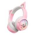 Miniatyrbild 1 av 3: ONIKUMA B5 spelheadset (rosa)