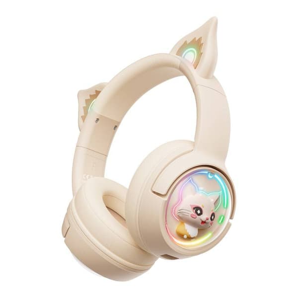 ONIKUMA B5 Beige Gaming-hovedtelefoner