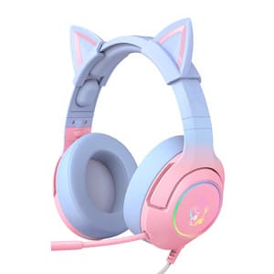 Gaming høretelefoner ONIKUMA K9 Pink/Blå