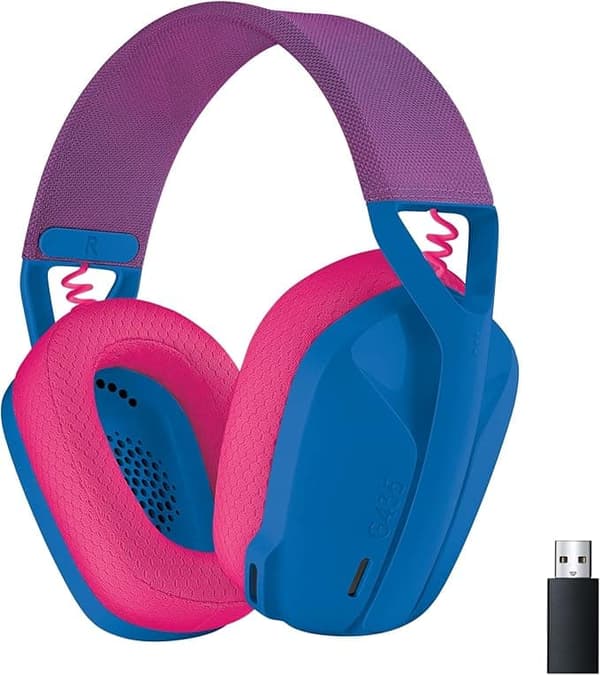 Logitech Gaming G435 LIGHTSPEED Trådlöst PC-headset, Bluetooth - Blå
