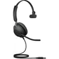 Miniatyrbild 1 av 3: Jabra Evolve2 40 SE USB-A, MS Mono headset, svart