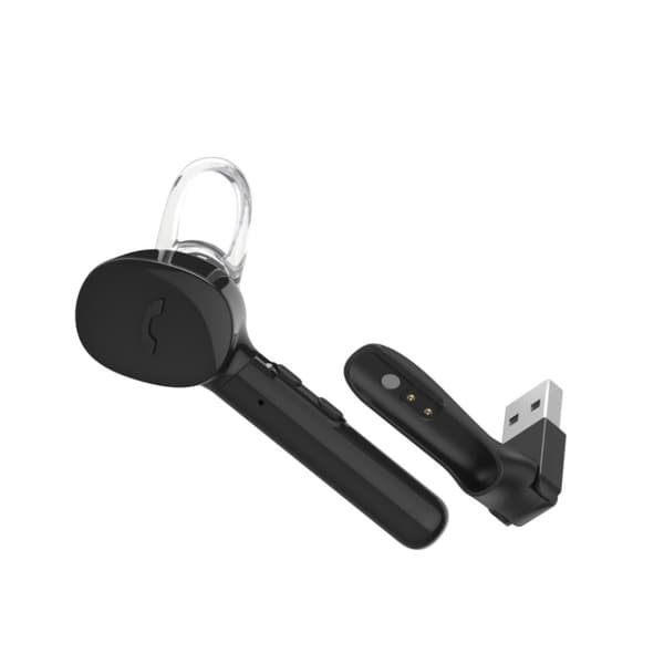 Hama Mono Bluetooth®-headset MyVoice1300 Multipoint Voice Control Svart