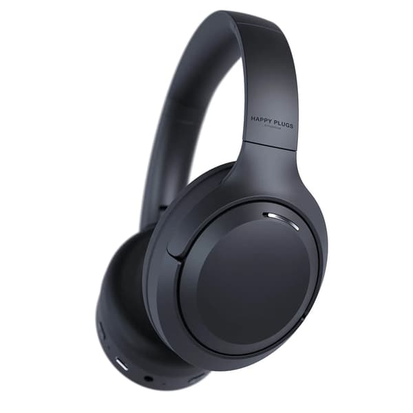 Happy Plugs Play Lite Over-Ear-hodetelefoner - Svart