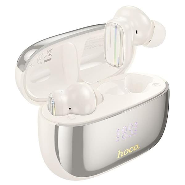Hoco TWS In-Ear Hörlurar Bluetooth ANC ENC EQ20 - Milky Vit