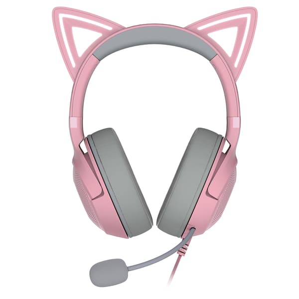 Razer Kraken Kitty V2 med RGB och kattöron - Rosa
