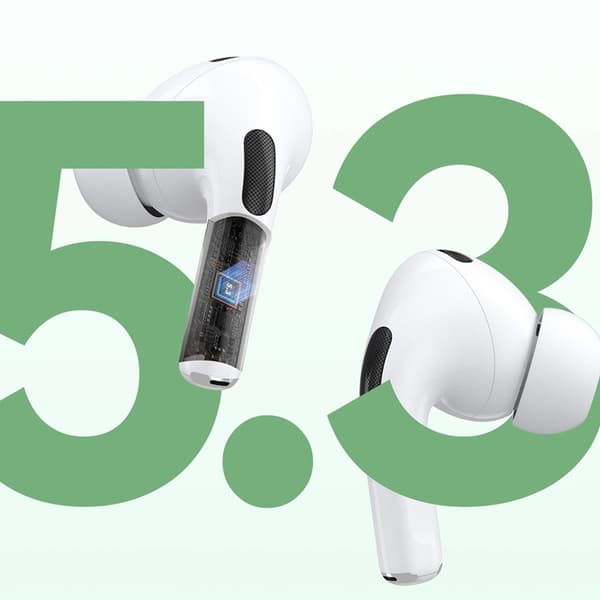 Dudao U19 In-Ear TWS Trådlösa Bluetooth 5.3 Hörlurar med LED-display