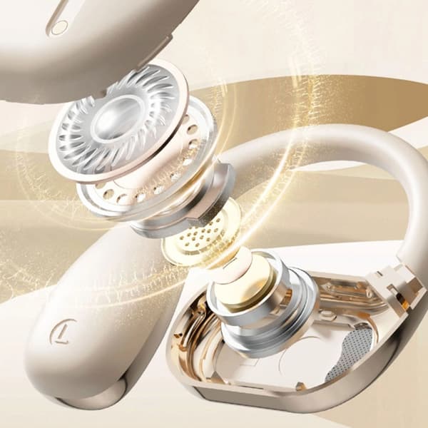 Dudao In-Ear Hörlurar U17Max OWS Bluetooth 5.3 - Vit