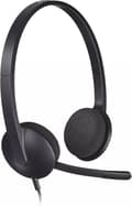 Pikkukuva 9 / 11: Logitech H340 USB-kuulokemikrofoni, stereo, USB-kuulokemikrofoni Windowsille ja Macille - musta