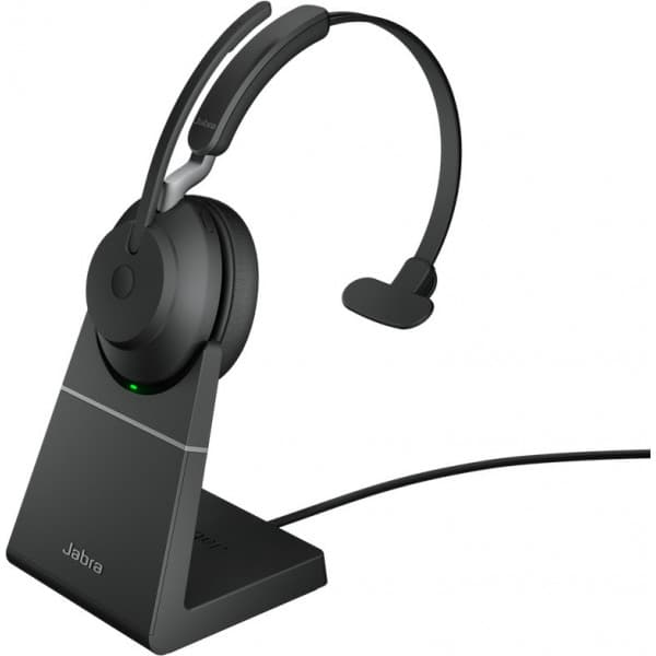 Jabra Evolve2 65 Mono LINK380A -langaton headset + telakka, UC, musta