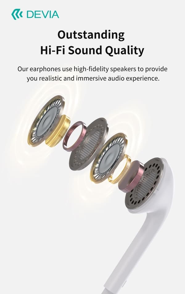 in-Ear USB-C hörlurar för Samsung / iPhone 15, 16 och Mobil med USB-C Kontakt
