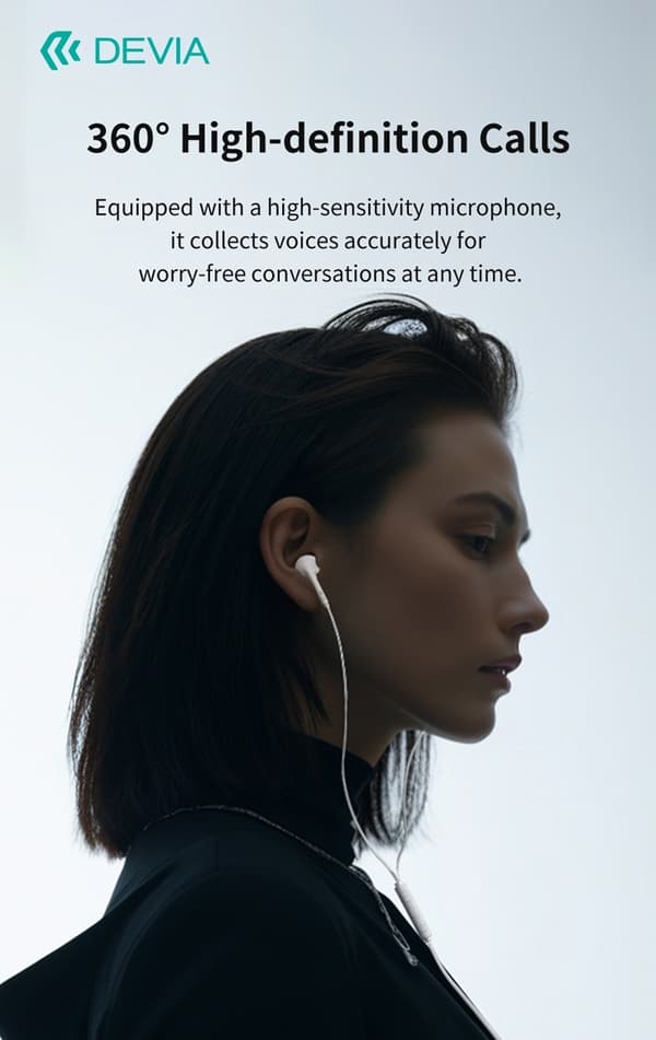 in-Ear USB-C hörlurar för Samsung / iPhone 15, 16 och Mobil med USB-C Kontakt