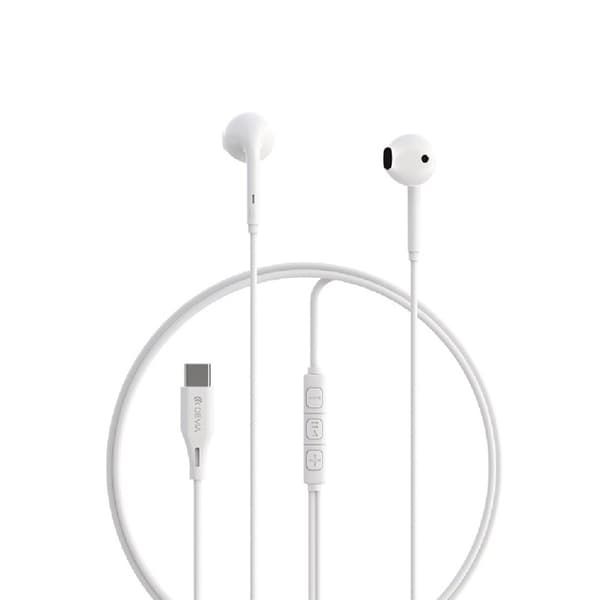 in-Ear USB-C hörlurar för Samsung / iPhone 15, 16 och Mobil med USB-C Kontakt