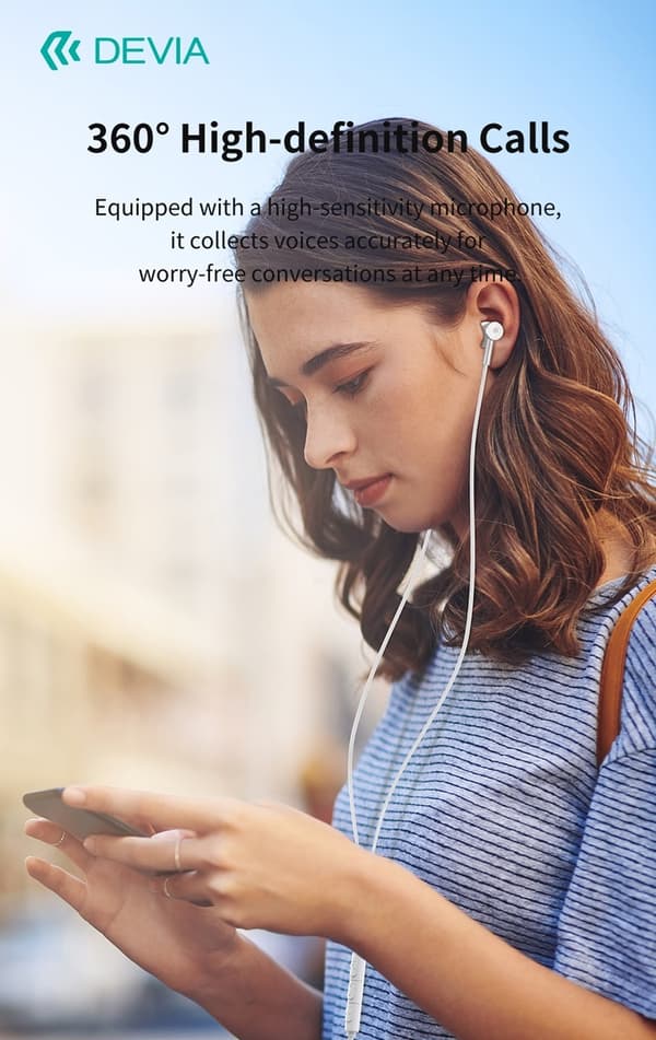 in-Ear USB-C hörlurar för Samsung / iPhone 15, 16 och Mobil med USB-C Kontakt Silver
